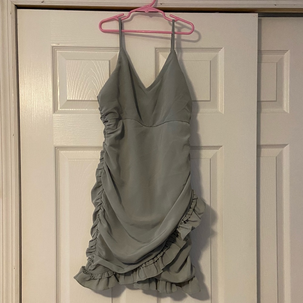 Hello Molly sage green dress
